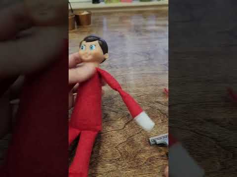 Elf on the Shelf Xmas Makeover #christmas #christmasdecoration #christmaself