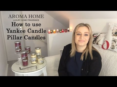 How to use yankee candle pillar candles