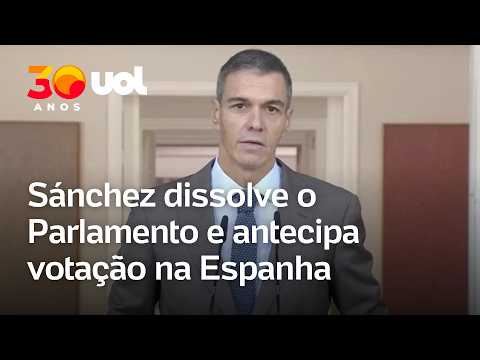 Eleições na Espanha: Pedro Sánchez dissolve o Parlamento e antecipa votação após derrota política