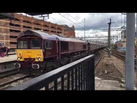(HD) GBRf's 66743 & 66746 Work the Royal Scotsman At Peterborough, York & Leeds - 13-14/7/16