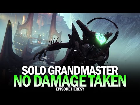 Solo Grandmaster Nightfall - No Damage Taken (The Scarlet Keep) [Destiny 2]