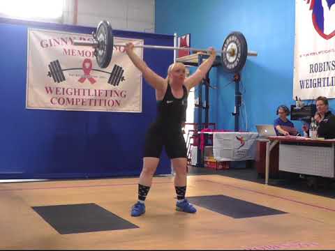 2017 Ginny Robinson Memorial Weightlifting W69 Snatch Lift