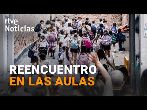 Vuelta al cole | Comienza el curso en Madrid, País Vasco y Navarra | RTVE Noticias