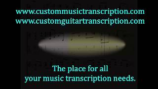 Celestial Horses | Bruce Cockburn | Custom Guitar Transcription | Custom Music Transcription