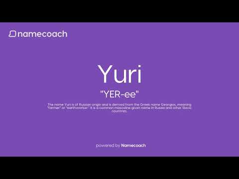 How to Pronounce Yuri