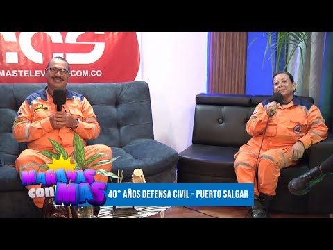 🧡 Defensa Civil de Puerto Salgar invita a celebrar su aniversario número 40