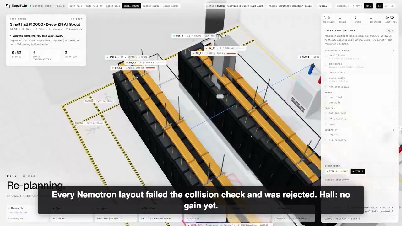 Measured project preview