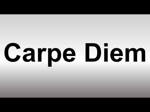 How to Pronounce Carpe DIem