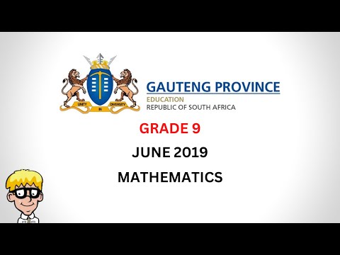 June grade 9 maths exam