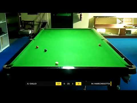 SAVONA BILLIARDS CLUB - REG. FIBIS LIGURIA CAT. B 2019/20 - A. GALLO vs M. MARCHISOTTA