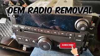 How to: Remove OEM Radio from a 2012 Chevrolet Silverado