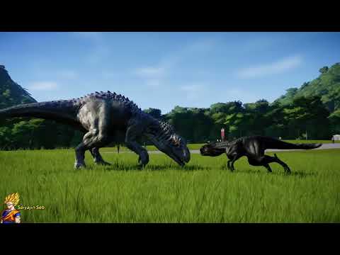 Jurassic World Evolution IndominusRex vs Scorpios Rex