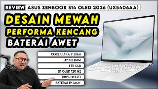 Review ASUS Zenbook S14 OLED (UX5406AA) - Baterai Awet, Performa Makin Kenceng, Desain Tetap Mewah