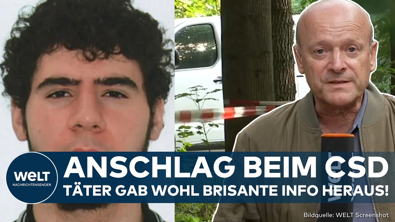 BERLIN: Anschlag beim CSD! Neue Details! Attentäter gab brisante Infos vor Tat heraus