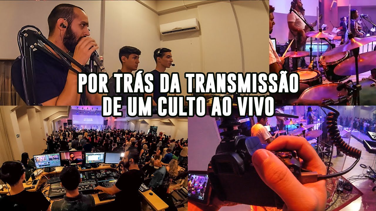 Bastidor Equipe de Mídia - Bastidor do culto