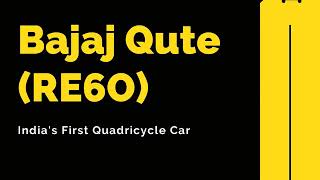 Bajaj Qute Car - Check Price, Specifications, Space & More 🧐