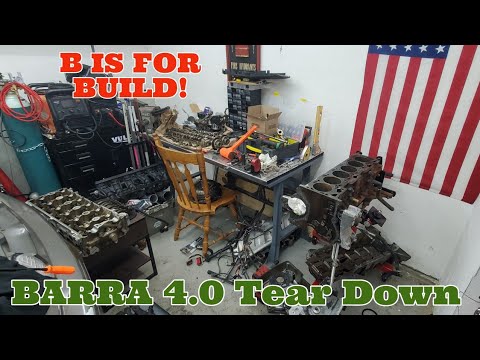 Barra tear down for rebuild!