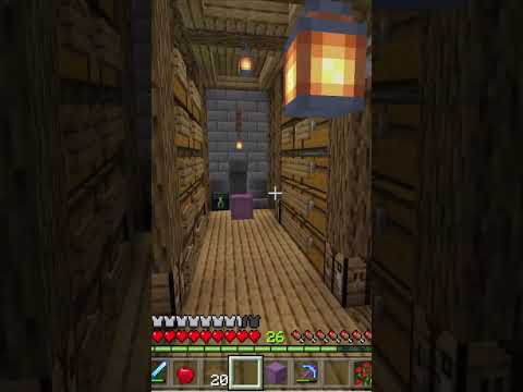 Minecraft Mini Challenges: Day 1 of 24 Curse of Binding Armor #shorts