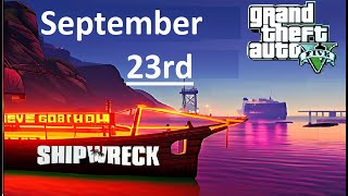 GTA V Online Shipwreck Location For September 23, 2024