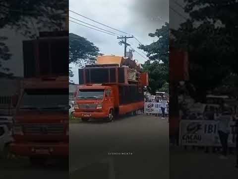 Participante afirma que fiscalização no trevo de Uruçuca atrasou chegada a protesto em Ilhéus
