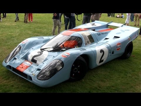 Gulf Racing Porsche 917K Flat-12 Engine SOUND