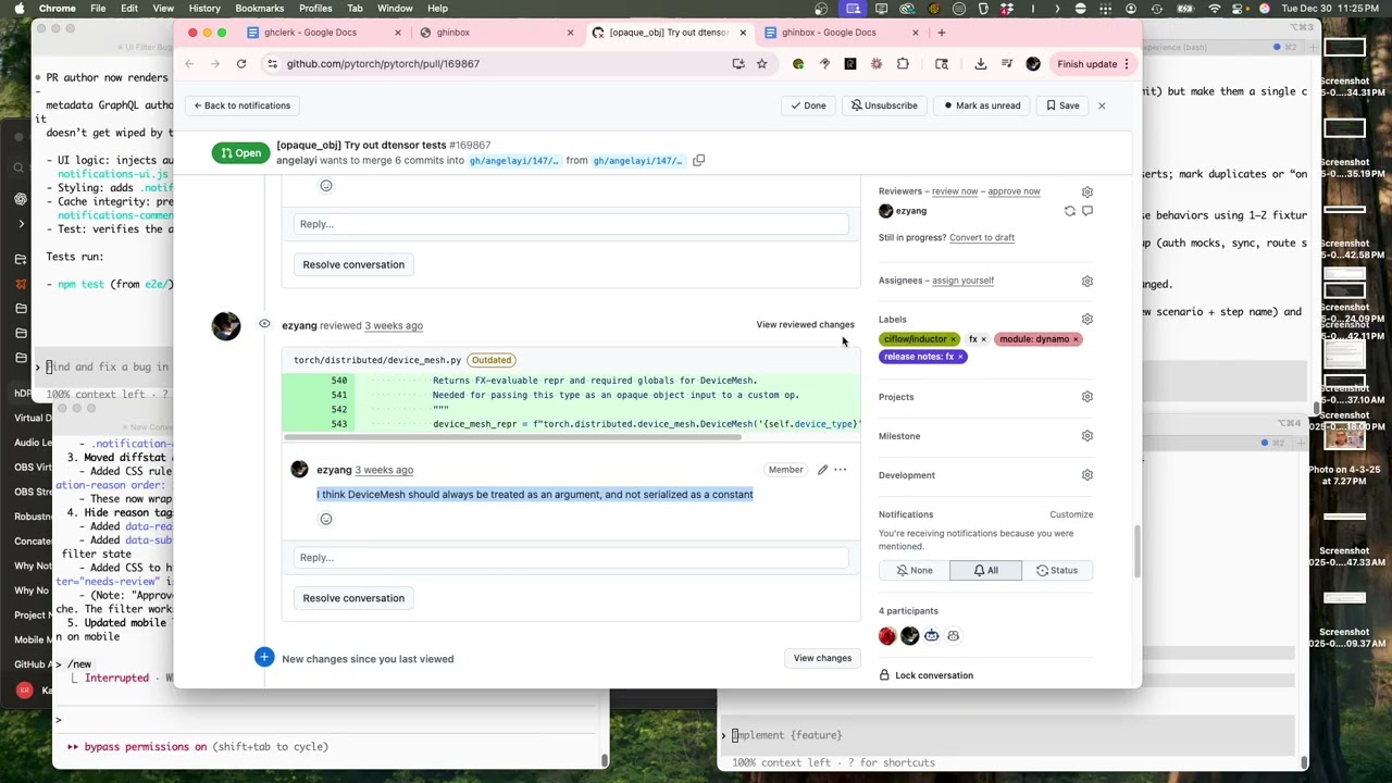 Thinking out loud: Designing GitHub tooling for PR management