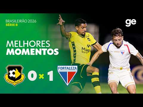 Gols e lances de São Bernardo x Fortaleza