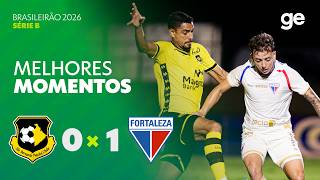 SÃO BERNARDO 0 X 1 FORTALEZA | MELHORES MOMENTOS | 4ª RODADA BRASILEIRÃO SÉRIE B 2026 | ge.globo