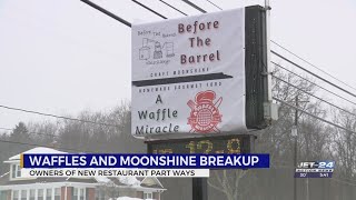 A Waffle Miracle splitting from Moonshine Miracle Still & Grill
