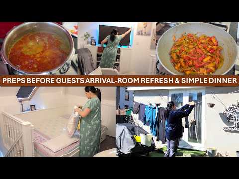 GUEST PREPS - Room Refresh & Dinner Cooking