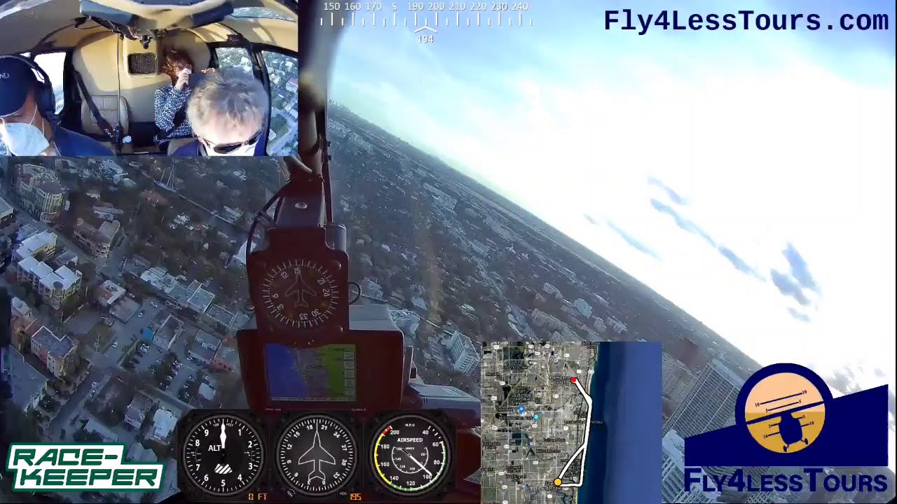 Inflight helicopter video sample 2