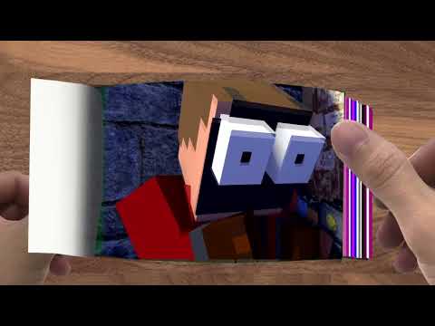 FLIPBOOK   Monster School  VISITING HORROR SCP 087 STAIR   Minecraft Animation015