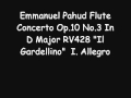 Emmanuel Pahud Flute Concerto Op.10 No.3 In D ...