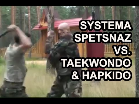 Systema Spetsnaz vs Taekwondo, Systema vs Hapkido