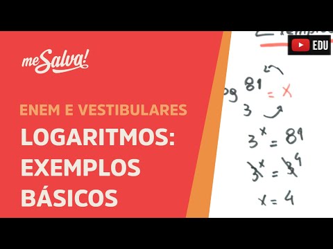 Exemplos básicos de logaritmo | ENEM e Vestibulares | Me Salva!