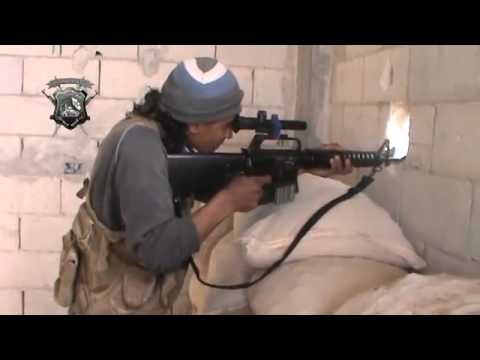 استهداف عناصر النظام بالقناصة من قبل لواء الصمود جنود الله على جبهة الكم في ريف حمص