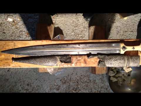 Kindjal sword restoration