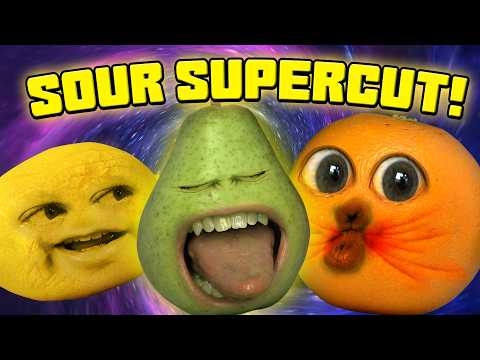 惱人的橙子 - 酸味水果超級剪輯！ (Annoying Orange - Sour Fruits Supercut!)