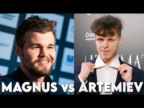 GM Vladislav Artemiev CRUSHED!!! GM Magnus Carlsen