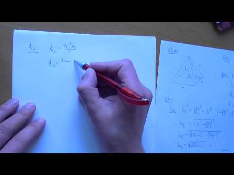 Pythagoras - Pyramide mit quadratischer Grundfläche