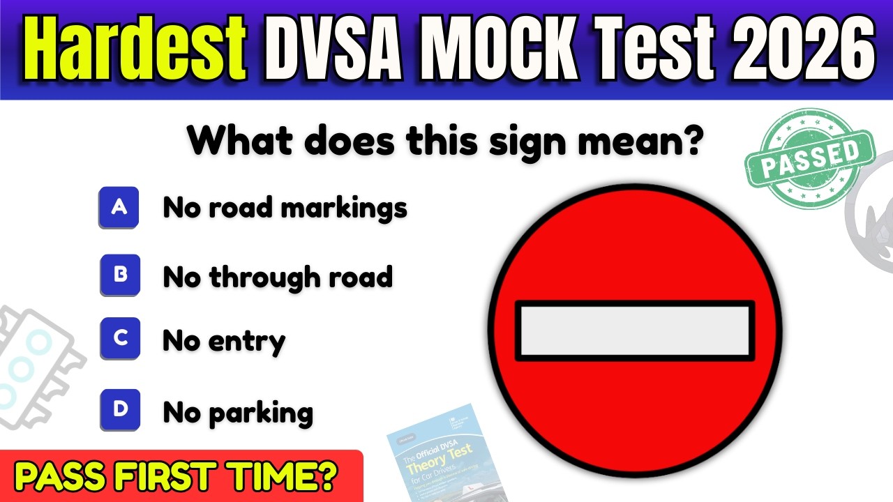 UK Driving Theory Test 2026 | DVSA Mock Test Practice | Pass First Time