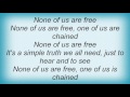 Ray Charles - None Of Us Are Free Lyrics