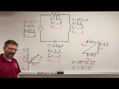 Series RLC, Ohms, Amps, & Volts