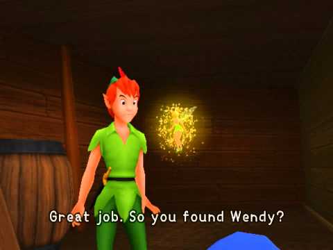 Kingdom Hearts, English cutscene: 153 - Peter Pan - HD 720p
