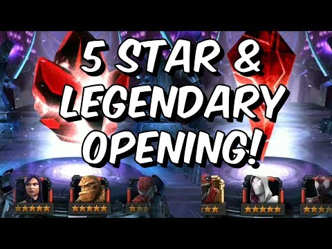 5 Star & Legendary Homesick 5 Star Crystal Opening Free To Play! - Marvel Contest of Champions