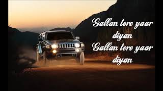 Maninder Buttar - Kaali Hummer LYRICS / Lyric Video | Deep Jandu, Happy Raikoti