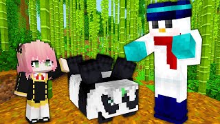 【マイクラ】1週間「アーニャ」とパンダの体の中に入ってみた結果!?【スパイファミリー】