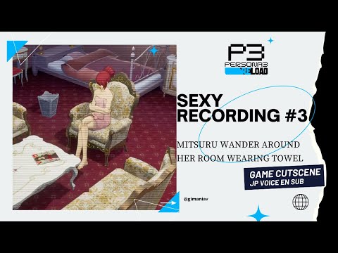 Mitsuru Wander Around Her Room Wearing Bath Towel - Sexy Moment #persona3reload [JP Dub EN Sub 4K]
