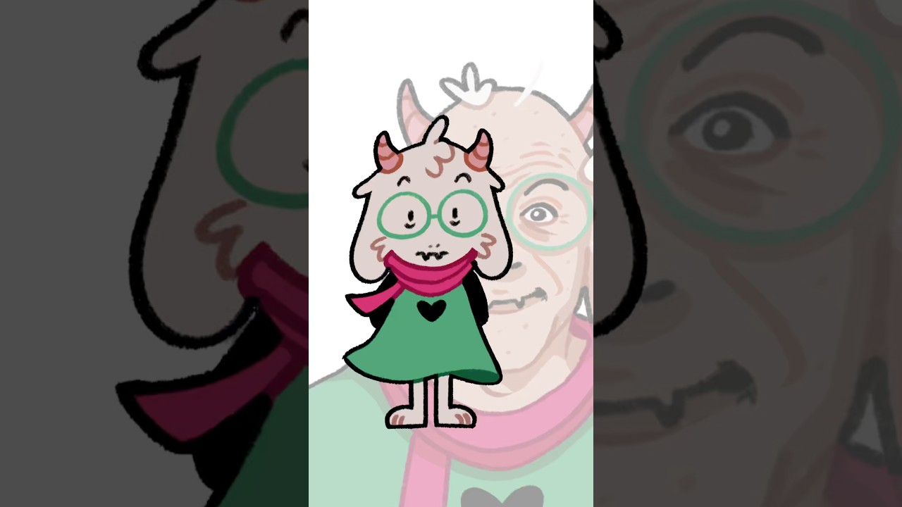 Haircut ✂️🐐 #deltarune #ralsei #fyp #viral #art #animation #meme #funny #fanart #deltarunememes