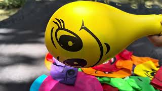 Jumbo Emoji Balloon Experiment‼️ 1 to 4 Doubles Inflated… max!